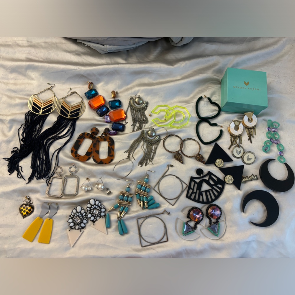 BUNDLE EARRINGS INCLUDING MELODY EHSANI & BETSY JOHNSON!